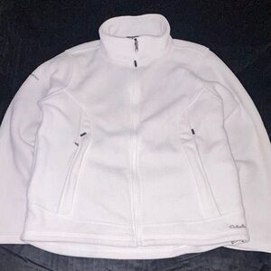 Cabela’s Full Zip Polartec Fleece Jacket Women’s L White